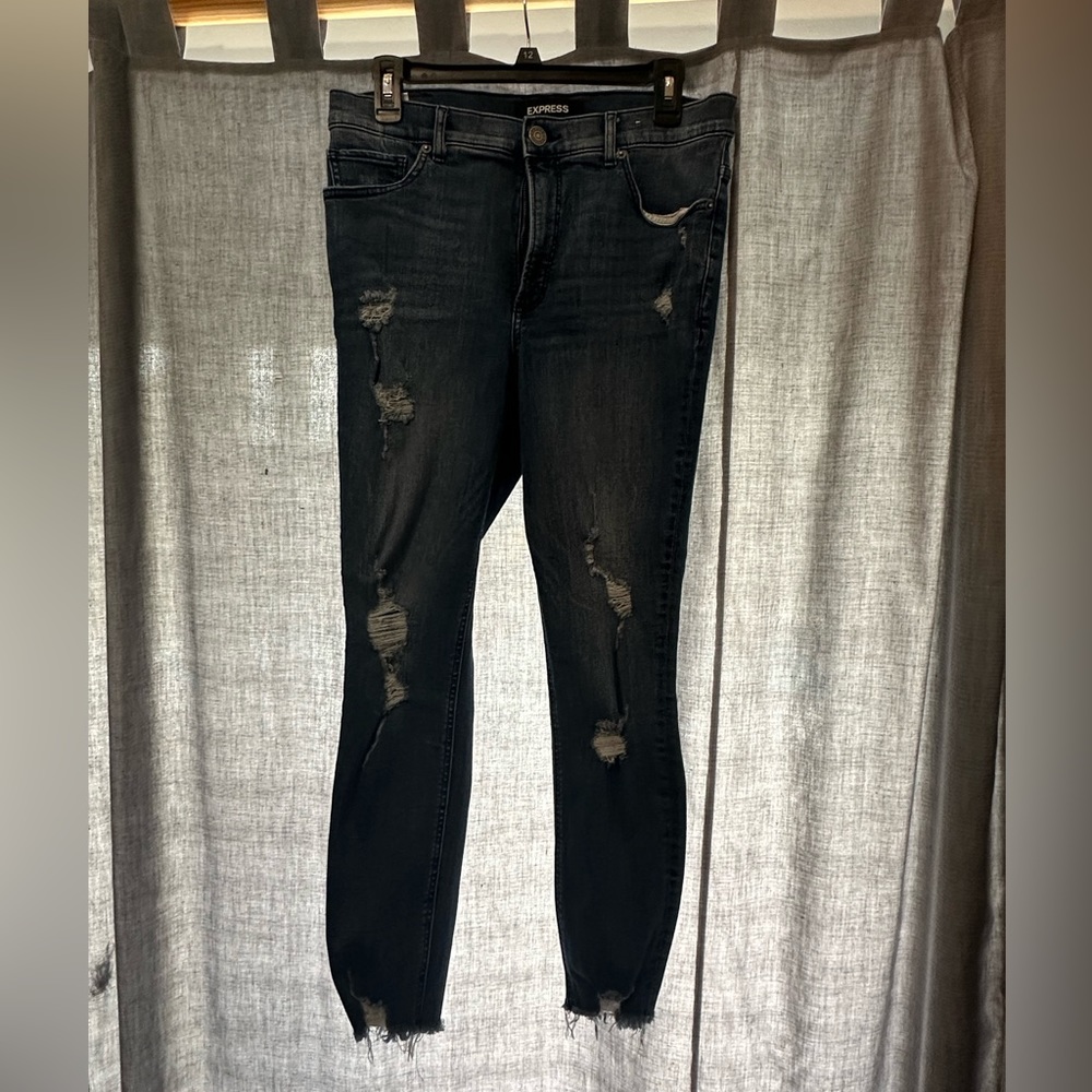 Distressed Express Denim Jeans